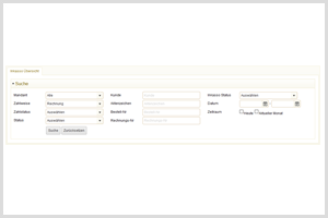 Inforius Inkasso Übersicht